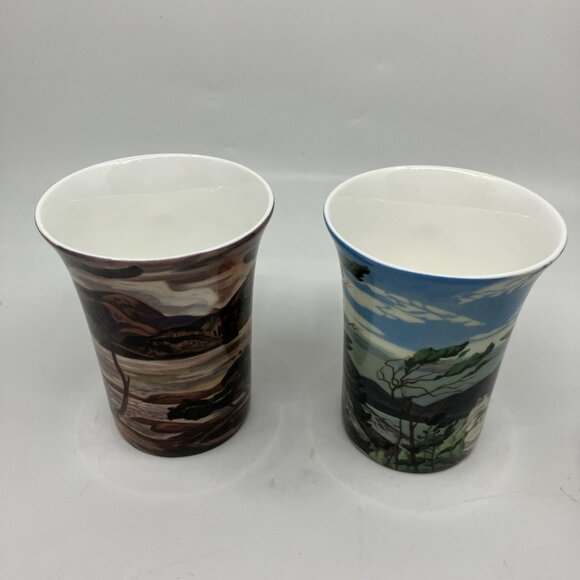 McIntosh Fine Bone China Old Masters Group of Seven Mug Set Gift Box - Picture 5 of 12